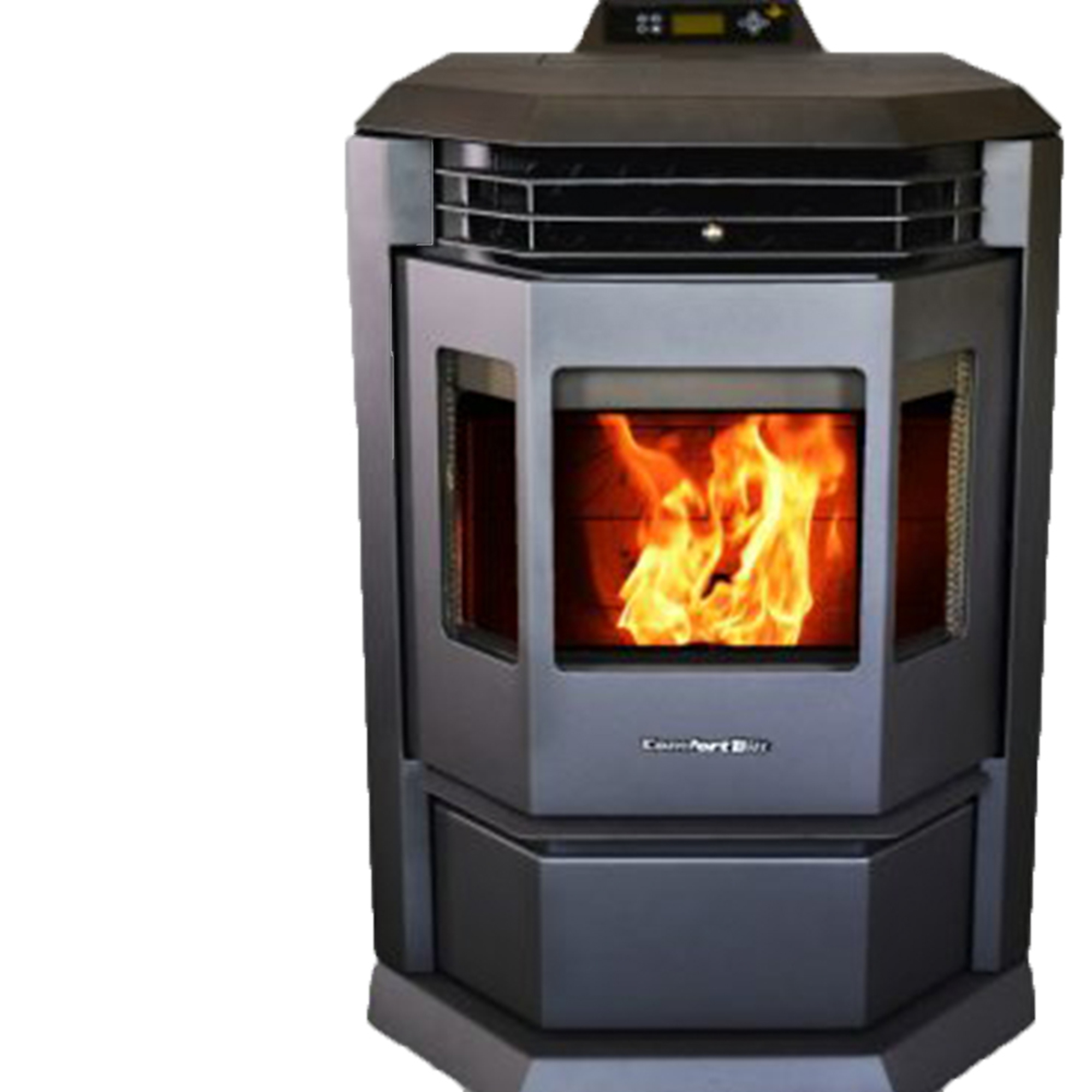 ComfortBilt, Pellet Stove, Heat Output 41000 Btu/hour, Heating Capability 2800 ft², Model# HP22-Black